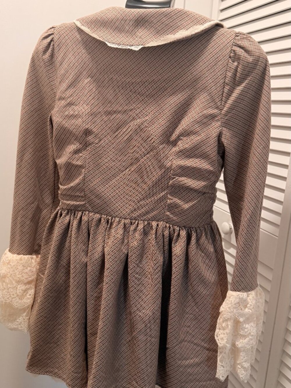 House of CB Sable Puppytooth Lace Mini Dress Size M Regular Cup - Picture 3 of 12